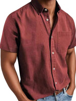 Elegant Short-Sleeve Shirt