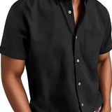 Elegant Short-Sleeve Shirt