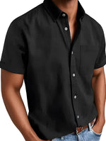 Elegant Short-Sleeve Shirt