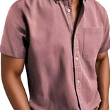 Elegant Short-Sleeve Shirt