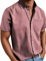 Elegant Short-Sleeve Shirt