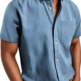 Elegant Short-Sleeve Shirt