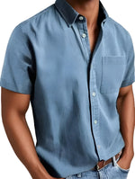 Elegant Short-Sleeve Shirt