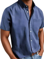 Elegant Short-Sleeve Shirt