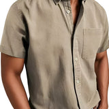 Elegant Short-Sleeve Shirt