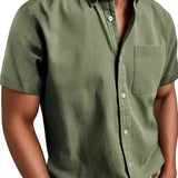 Elegant Short-Sleeve Shirt