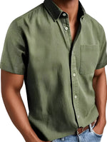 Elegant Short-Sleeve Shirt