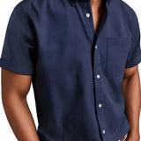 Elegant Short-Sleeve Shirt