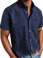 Elegant Short-Sleeve Shirt