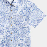 Vintage Boho Print Beach Vacation Style Shirt