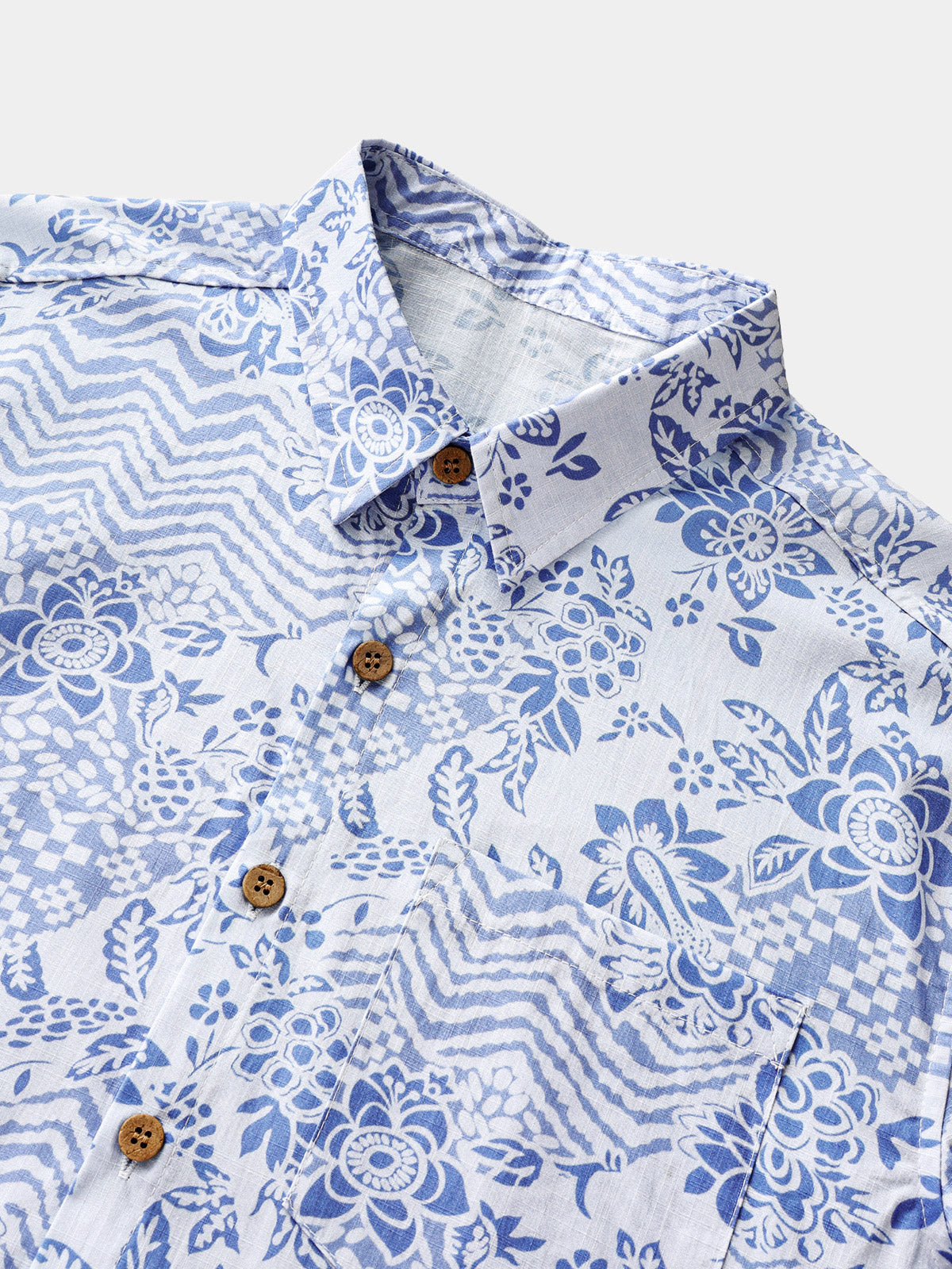 Vintage Boho Print Beach Vacation Style Shirt