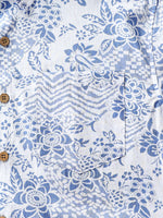 Vintage Boho Print Beach Vacation Style Shirt