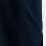 Men's Solid Color Cotton Shirt with High Collar and Half Buttons, with Front Pocket