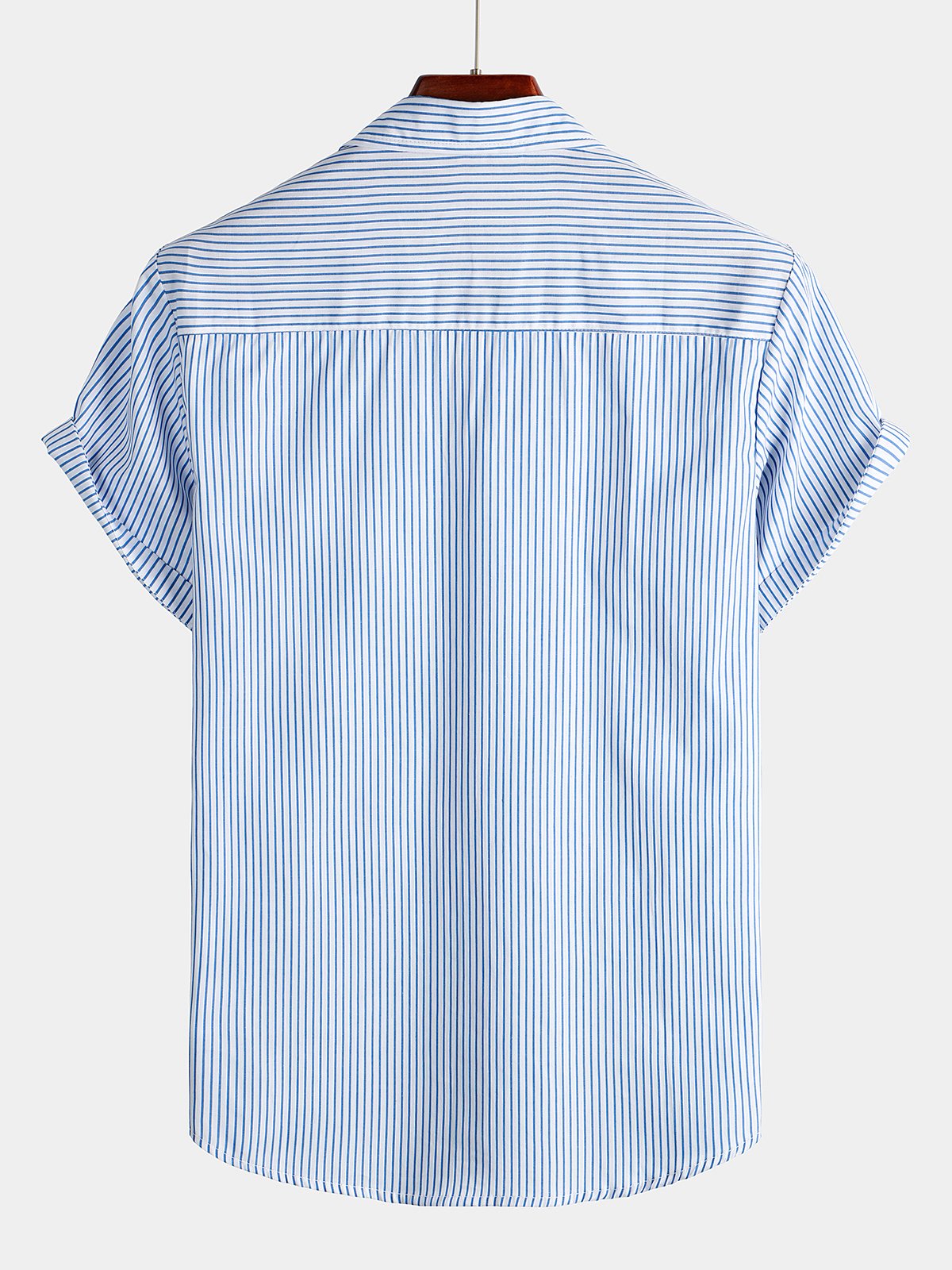 Casual Button-Up Shirt, Short Sleeves