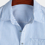 Casual Button-Up Shirt, Short Sleeves