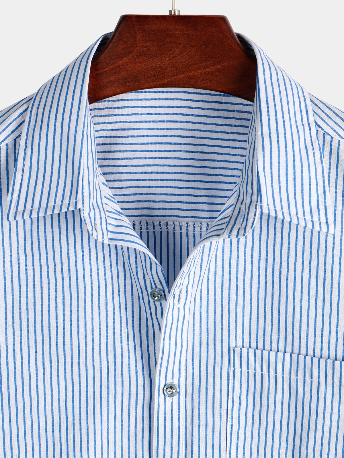 Casual Button-Up Shirt, Short Sleeves