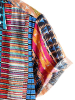 Men's Short Sleeve Shirt in Colorful Stripes