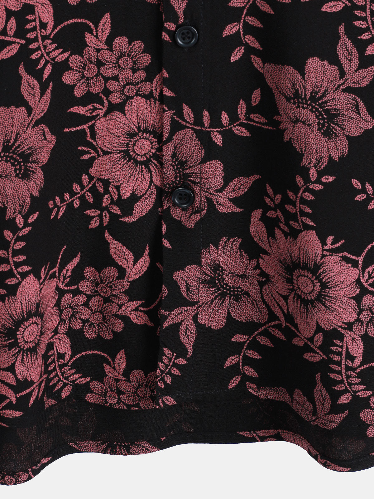 Hawaiian Short-Sleeve Button Shirt, Vintage Style, Floral Print, Breathable, Perfect for Vacation