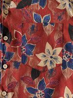 Classic Vintage Floral Short-Sleeve Shirt