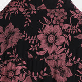 Hawaiian Short-Sleeve Button Shirt, Vintage Style, Floral Print, Breathable, Perfect for Vacation