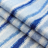 Retro Vertical Tie-Dye Stripe Short Sleeve Shirt