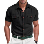 Elegant Men's Corduroy Shirt