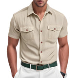 Elegant Men's Corduroy Shirt