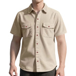 Elegant Men's Corduroy Shirt