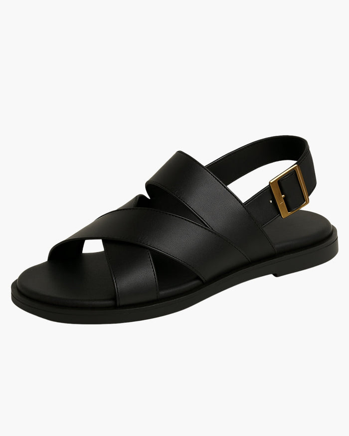 Lanaro | Elegant Cross Sandals