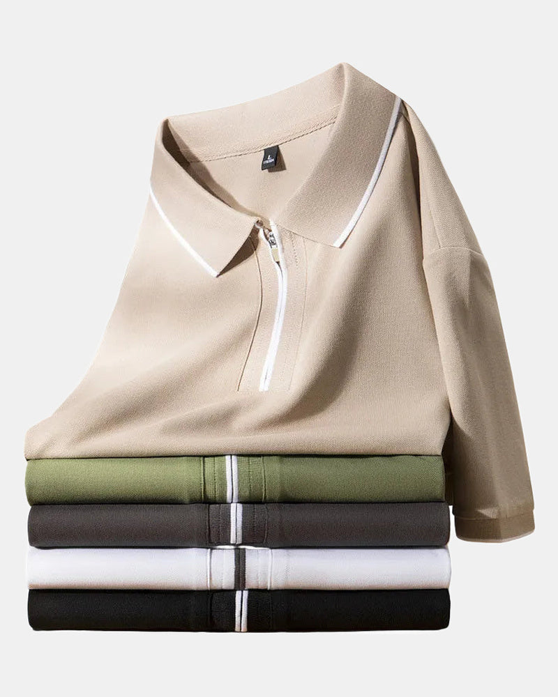 Men's Cotton Polo Shirt, Elegant