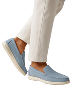Casual Men's Loafers – Light Blue
