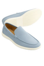 Casual Men's Loafers – Light Blue