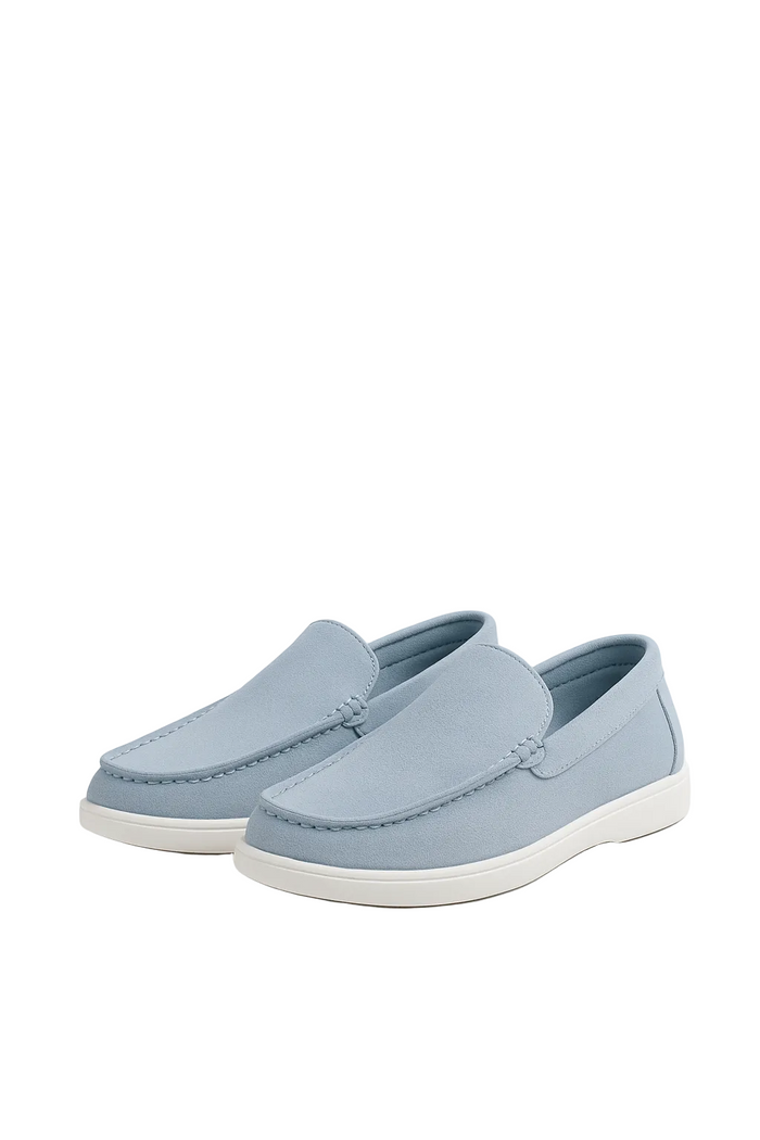 Casual Men's Loafers – Light Blue