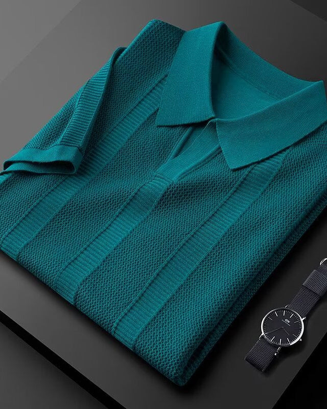 Como Men's Polo Shirt in Turquoise
