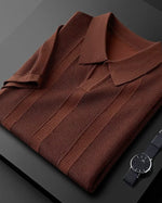 Como Ribbed Knit Polo
