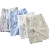 Premium-quality linen shorts