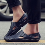 Sandals with Leather Straps