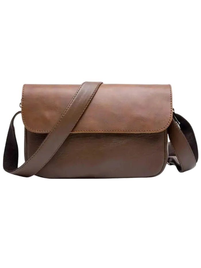 Martin Men's Leather Shoulder Bag, Milan