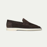Classic Men's Suede Loafers, Brown