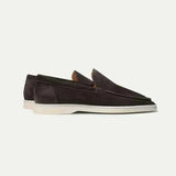 Classic Men's Suede Loafers, Brown