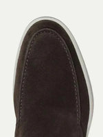 Classic Men's Suede Loafers, Brown