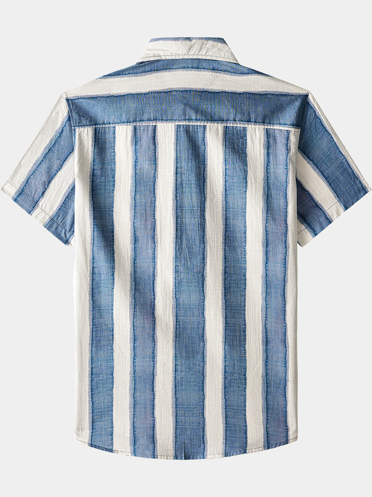 Retro Striped Casual Beach Look Shirt
