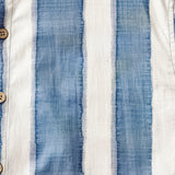 Retro Striped Casual Beach Look Shirt