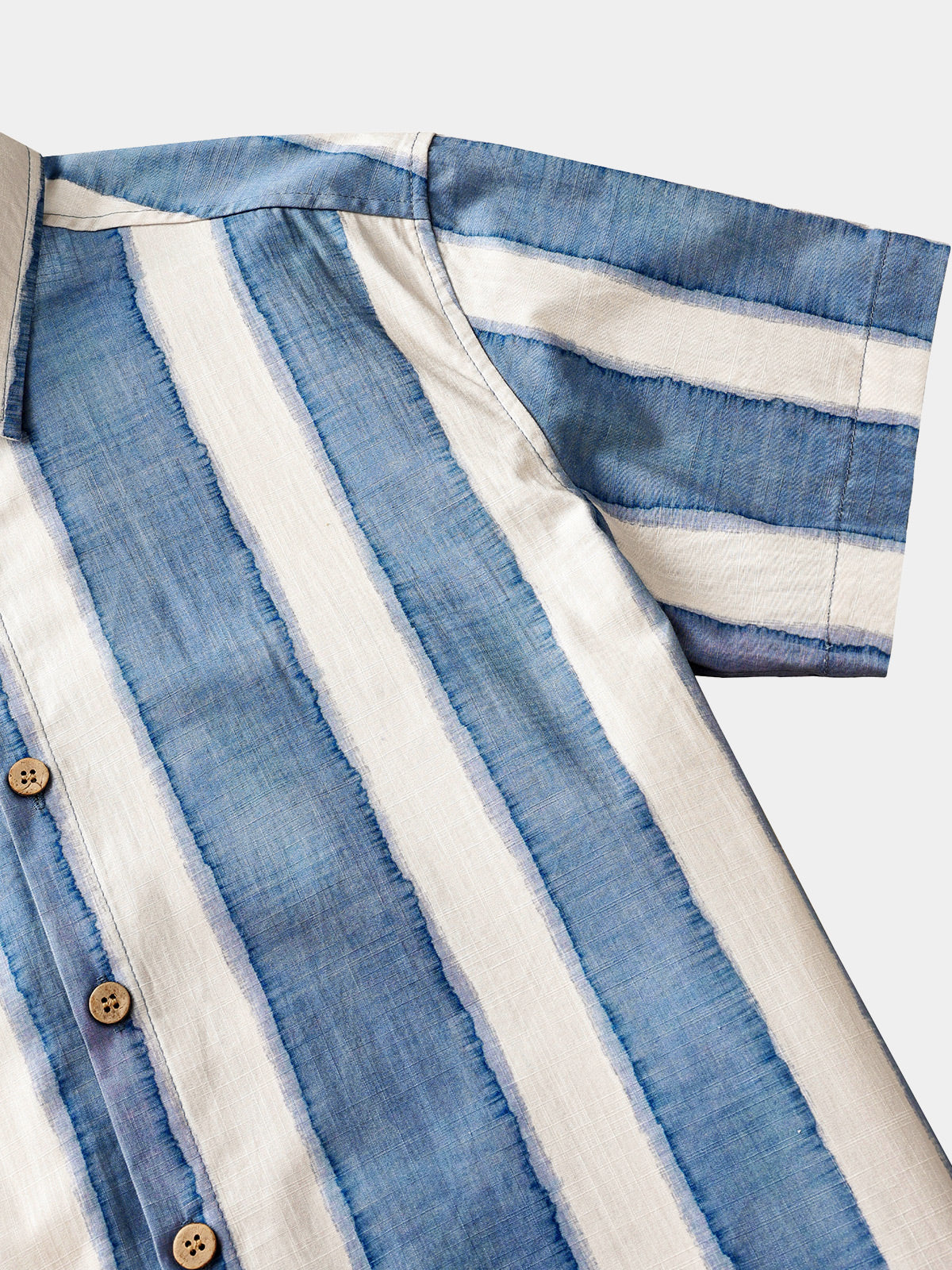 Retro Striped Casual Beach Look Shirt