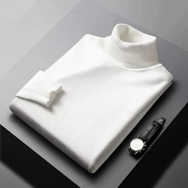 Monte Carlo Turtleneck White, photo studio