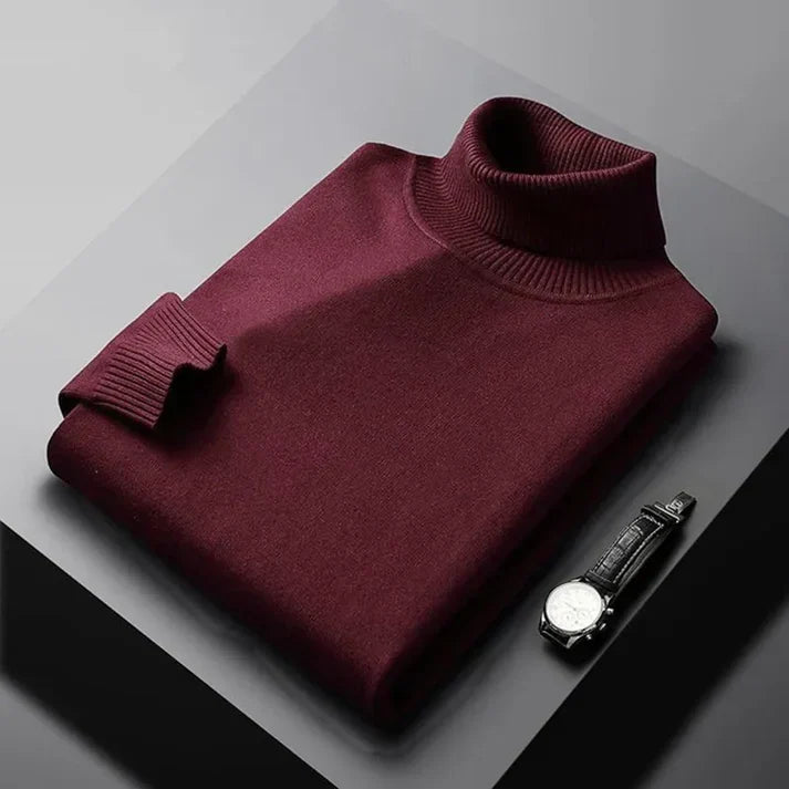 Monte Carlo Turtleneck Red Wine, photo studio