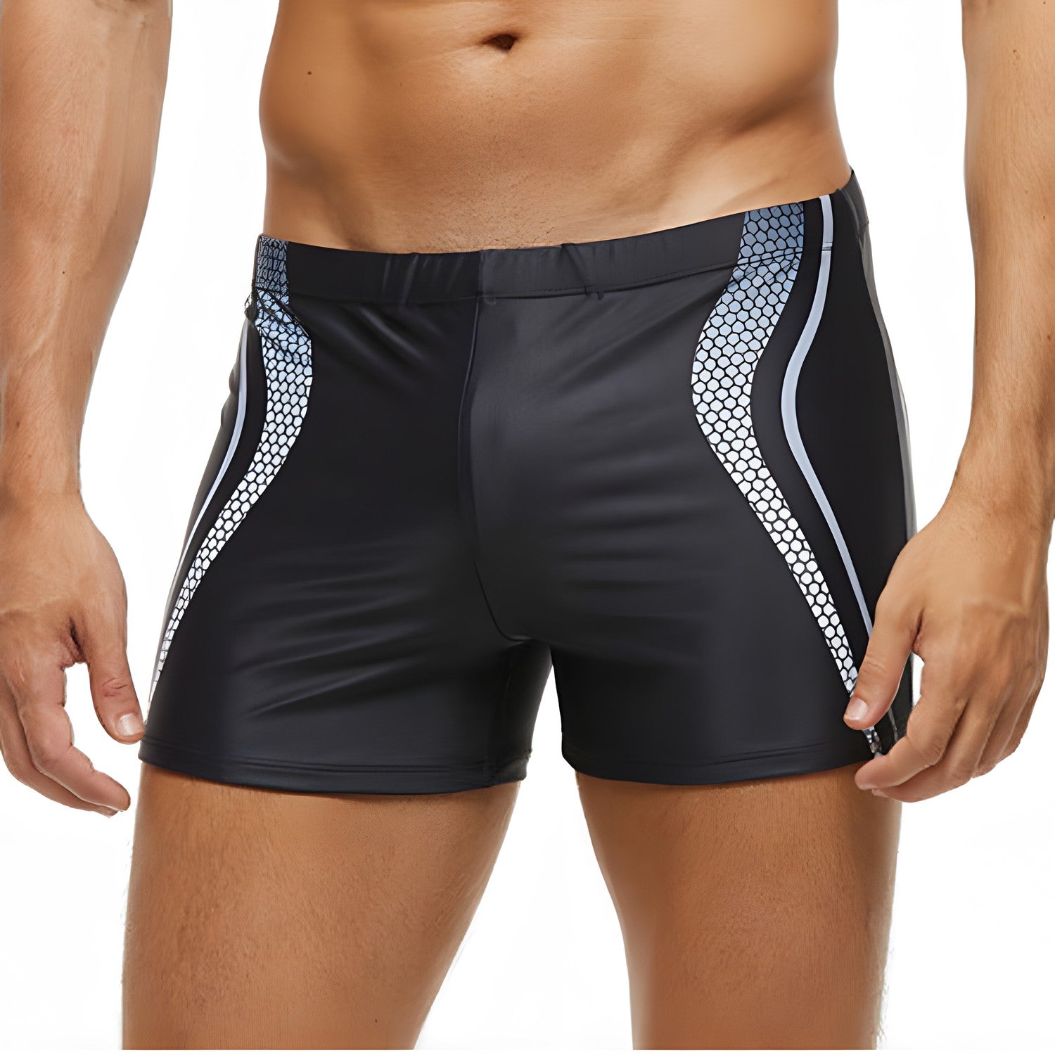 Antoni - Modern Swim Shorts Black Spot