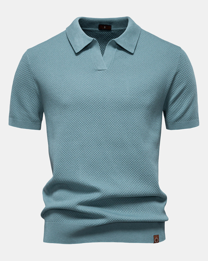 Men's Polo Shirt, Elegant in Blue