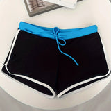 Antoni - Short Swim Trunks Black Ocean
