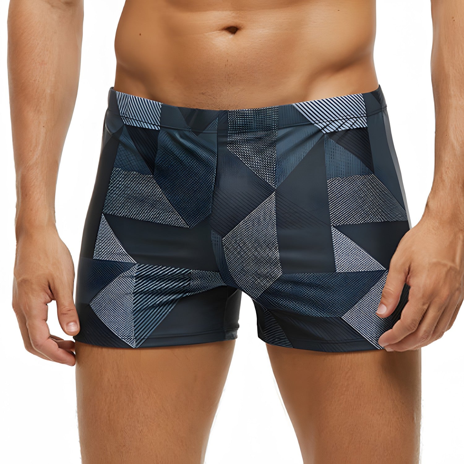 Antoni - Modern Swim Shorts Plaid 1